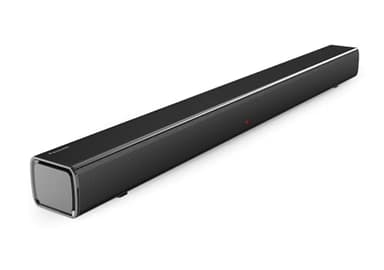 Panasonic Barra de sonido delgada SC-HTB100 para sonido dinámico con conectividad Bluetooth, USB, HDMI y entrada AUX
