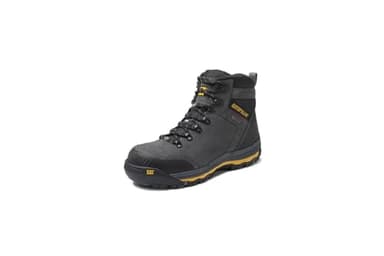 Caterpillar Botas de Seguridad Munising para Hombre, Gris, 45 EU