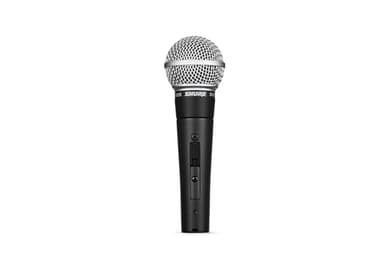 Shure SM58SE Micrófono Vocal dinámico cardioide con Interruptor de Encendido y Apagado, Filtro Pop Incorporado, Clip de micrófono A25D, Bolsa de Almacenamiento, Conector XLR de 3 Pines