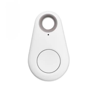 Localizador GPS/Llavero Antipérdida y Antirrobo para Maletas, niños, Mascotas, Cartera y Llavero. (Blanco)