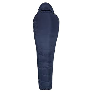 Marmot Ultra Elite 30 Long Saco de Dormir Mummy, Ultraligero, de Verano, para Acampar y Trekking, Hombres, Azul (Gris Dark Steel/Military Green), Largo-198 cm