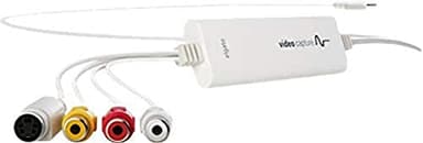 Elgato Video Capture – Capturadora USB 2.0, fácil de usar, convierte analógico a digital, incluye adaptador VHS TV DVD, para Mac, Windows y iPad