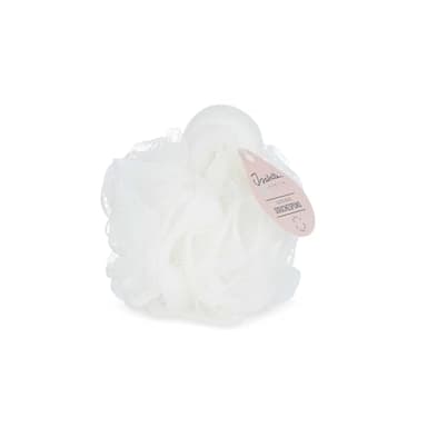 Isabelle Laurier – Flor de ducha y baño blanca – Esponja de baño para el cuerpo – Regalo para mujer