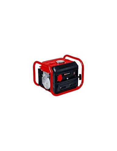 Einhell Generador eléctrico (gasolina) TC-PG 10/E5 (máx. 800 W, limpio motor de tracción de 2 tiempos, toma de corriente de 230 V, 4 L tanque, tracción del cable para el arranque)