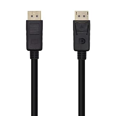 Aisens - Cable Displayport V1.2 4K@60Hz, Dp/M-Dp/M, Negro, 1.0M