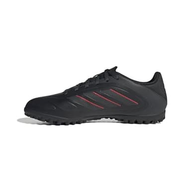adidas Copa Pure III Club Turf Football Boots, Botas de fútbol Unisex Adulto, Core Black/Carbon/Lucid Red, 43 1/3 EU