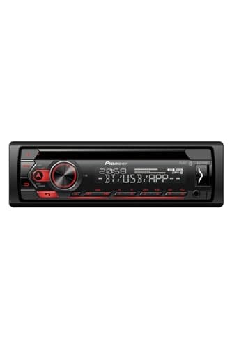 Pioneer DEH-S320BT - Autoradio con CD de 1 DIN con Bluetooth®, USB, App Pioneer Smart Sync y Compatible con Dispositivos Android