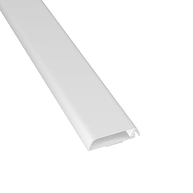 D-Line, Canaletas, Cubierta para Cables de TV en Paredes, Se Puede Pintar, Autoadhesiva, Diseño de una Pieza articulado – 60 mm (Ancho) x 15 mm (Alto) x 400 mm de Longitud – Color Blanco