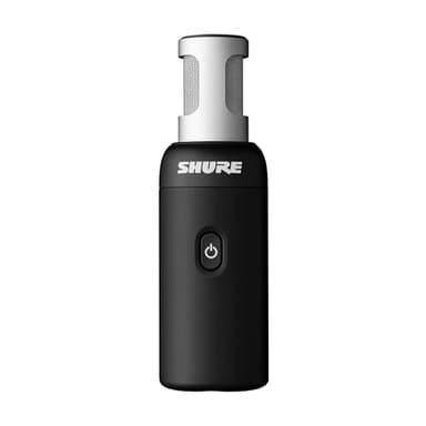 Shure Micrófono inalámbrico, MoveMic 88+ - Grabador de Audio Profesional para entrevistas de Cine/grabación de Campo | Compatible con iOS/Android Mediante la aplicación Motiv (MV88+W-Z6)
