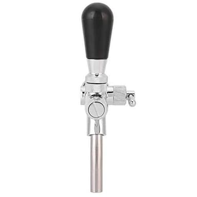 Nikou Grifo de cerveza - Grifo de barril de cerveza de barril ajustable, grifo Cerveza de Barril con Control de Flujo de Líquido de Bloqueo de Bola