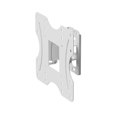 PureMounts Soporte de Pared para TV, Soporte Universal Giratorio e inclinable para monitores de TV Planos y curvos de 23-42 Pulgadas de hasta 30 kg, VESA máx. 200x200 mm, Blanco