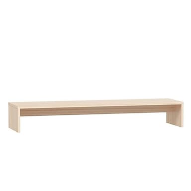 vidaXL Soporte para Monitor Elevador Armario de Escritorio Pantalla Portátil Mesa Estante Exhibición Madera Maciza de Pino 100x27x15 cm