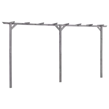 Homgoday Pérgola de jardín de Madera de Pino impregnada 400x40x205 cm Carpa de jardín Carpa de Fiesta Cenador Jardín Pabellón Pérgola Carpa