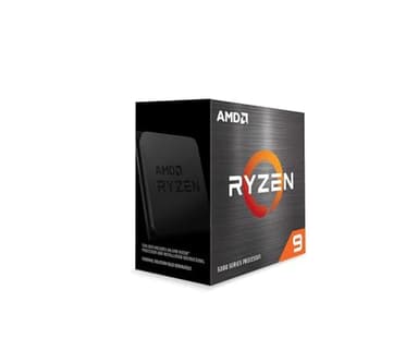 AMD Ryzen 9 5900X Procesador (12núcleos/24Threads,105W TDP,Socket AM4, 70MB Caché, Reloj de aumento máx. hasta 4.8 GHz, no cooler)