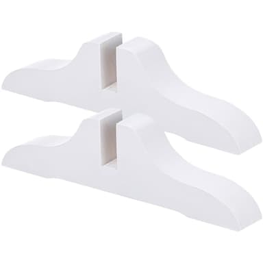 DECHOUS 2 Piezas Soporte Separador De Ambientes De Madera Biombo Separador De Ambientes Soporte Divisor De Ambiente Soporte Divisorio De Madera Soporte De Álamo Pie De Madera Pantalla
