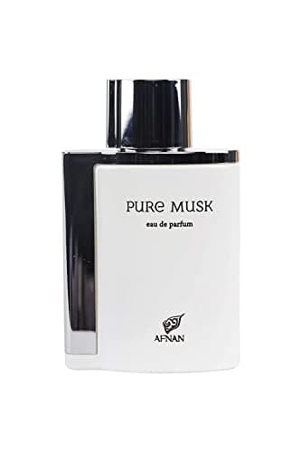 Afnan Perfume en aerosol Pure Musk Eau de Parfum (EDP) Woody Musky, 100 ml, aroma lujoso y fascinante, perfumes para mujer y hombre, calidez de seducción (el embalaje puede variar)