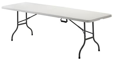 KG KITGARDEN Mesa Plegable Portátil Multifuncional, 180x70x74cm, Blanco