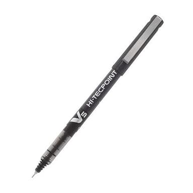 Pilot - Hi-Tecpoint V5 - Bolígrafo Roller Tinta Liquida - Negro - Punto Fino - (Caja 12 unidades)