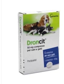 DRO-NCIT (6 cpr) – Elimina los parásitos intestinales de perros y gatos