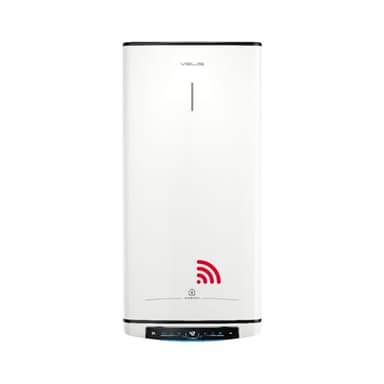 Ariston Velis Pro Wifi (ex.DUO 5 Fleck)- Termo Eléctrico 50 Litros Bajo Consumo Multiposición, Calentador de Agua Eléctrico Plano y ECO-EVO 79,7x27,5x51,1, Instalación España, Eficiencia B Rango(A+/F)