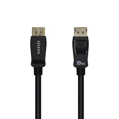 AISENS - CABLE DISPLAYPORT CERTIFICADO V1.4 8K@60HZ, DP/M-DP/M, NEGRO,