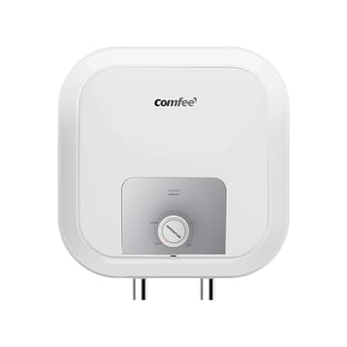 COMFEE' D10-15VD1OW Termo Eléctrico 10L Calentador de Agua Eléctrico Sobre el Fregadero con Depósito de Agua - Ligero, Compacto, Fácil de Instalar - Ideal para una Familia Pequeña