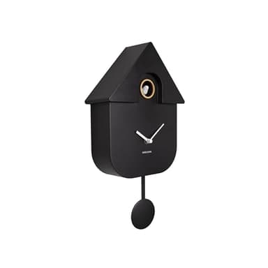 Karlsson Cuckoo House - Reloj de Cuco, Color Negro
