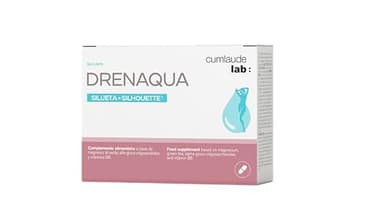 Cumlaude Lab Drenaqua - Complemento Alimenticio Diurético para la Retención de Líquidos - con Té Verde, Prebióticos, Magnesio y Vitamina B6 - 1 Pack ( 30 Cápsulas)