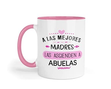 Kembilove Taza regalo día de la madre – Tazas Desayuno para Abuela con Mensaje de amor – Regalos originales para madres y abuelas – Regalo para abuelas – Tazas originales