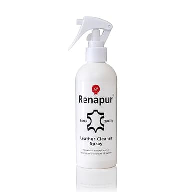 Renapur Spray Limpiador Natural de Cuero (250 ml) – Fórmula de Limpieza Profunda para Todo tu Cuero, Incluyendo Sofás, Interiores de Autos, Calzado, Ropa y Sillas de Montar.