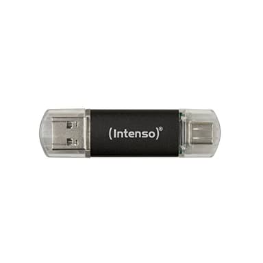 Intenso Twist Line 64 GB - Dual Memoria Flash USB 3.2 Gen 1x1, USB-C & USB-A, 70MB/s