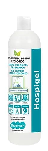 BACTERISAN Bacterisan Hospigel 750ml | Gel champú dermoecológico protector | Cremoso y espumante para uso diario | producto Ecolabel 750 ml