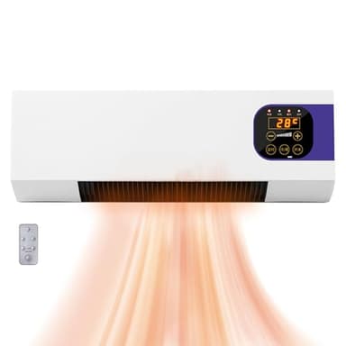 Acondicionadores de aire para habitaciones - Enfriador de aire montado en la pared con control remoto de 2000 W - Invierno más cálido, pequeños refrigeradores multifuncionales, electrodomésticos para