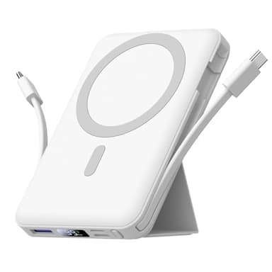 Azmuth para Magsafe Powerbank, 10000mAh 22.5W PD Magnético Bateria Externa Carga Rapida, Inalámbrico Cargador Bateria Portátil Power Bank con Pantalla LED USB-C para iPhone 16/15/14/13/12 Serie