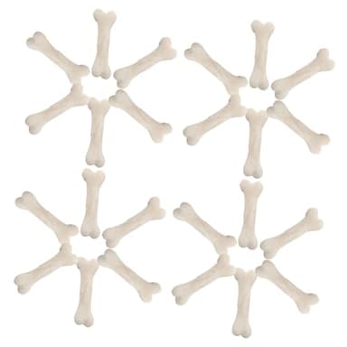 BESTonZON 20 Piezas Mini Modelo De Hueso Huesos En Miniatura De Casa De Muñecas Hueso De Simulación Miniesqueletos Huesos del Esqueleto Humano Huesos De Halloween Rellenos Óseos Resina Beige