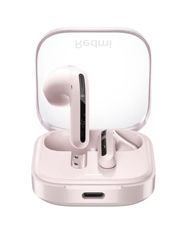 Xiaomi Redmi Buds 6 Active - Auriculares inalámbricos, cancelación de Ruido, Ligeros, hasta 36 Horas de autonomía, Bluetooth 5.3, Rosa (Versión ES)