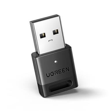 UGREEN USB Bluetooth 5.3 Adaptador Dongle Adapter Compatible con Controlador de PS4 PS5 Switch Teclado Ratón Auriculares PC para Windows 11 10 8.1