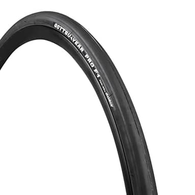 GORIX Camino Bicicleta Punto Clave Resbaloso Neumático 700×25C Ligero Colina Trepar Carrera Largo Conducir(GOTTSU Year Pro F1)