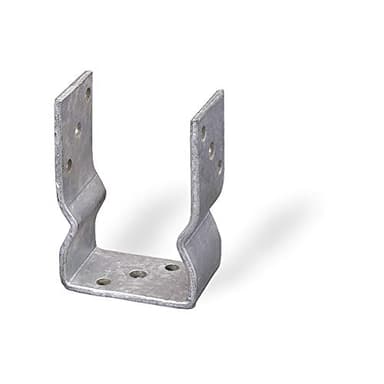 Connex Soporte para postes de 71 x 150 x 60 x 4 mm con reborde, material: galvanizado en caliente, 1 unidad, HV4280