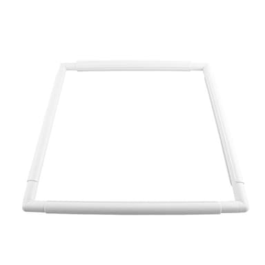 Bastidor para Bordar de plástico, marco de costura de aros de coser de rectángulo de plástico para coser bricolaje bastidor cuadrado punto de cruz(43.1 * 43.1cm)
