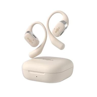 SHOKZ OpenFit Écouteurs Sans Fil Crochets auriculaires Appels/Musique/Sport/Au quotidien Bluetooth Blanc