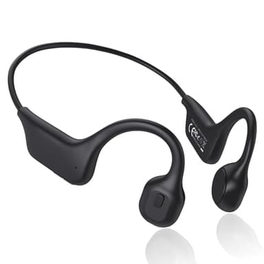 IFECCO Auriculares Conducción Osea Bluetooth 5.3 – Auriculares Open Ear Inalambricos con Micrófono,IPX5 Impermeables Deportivos Cascos Abierta para Ciclismo Correr Fitness
