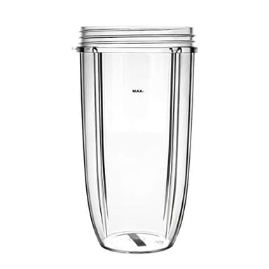 AidShunN Tazas de exprimidor para piezas de repuesto de NutriBullet 600w 900W 18OZ 24OZ 32OZ Tazas claras Mezclador de licuadora licuadora-(32OZ)