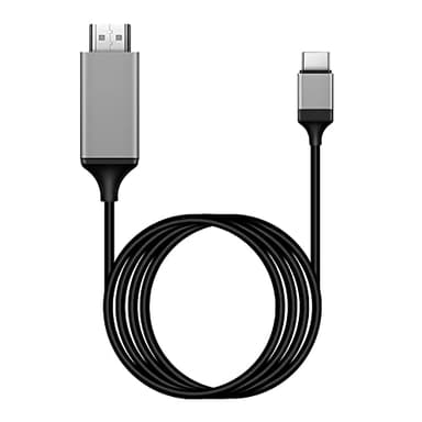 abauoat 4K 2M Cable USB C a HDMI y viceversa compatible con Thunderbolt 3/4 para MacBook Pro, IPA Pro, Huawei P30,OPPO R17 Pro, Xiaomi Air12.5, Samsung S8, etc.