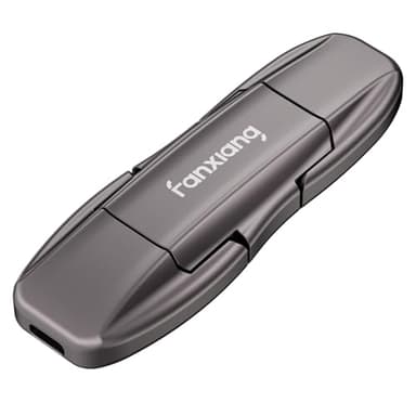 fanxiang 512GB External SSD Portatil Tipo C+A Disco Duro SSD Externo hasta 1050MB/s Unidad de Estado Sólido 512GB Memoria Externa para Escritorio Portátil Tableta MacBook iPhone 15 16 Android-FF952