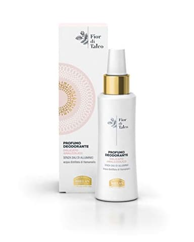 Helan, Fior di Talco, Perfume Desodorante Mujer Spray, Desodorante sin Aluminio y sin Alcohol - Desodorante Mujer Delicado, con Acción Dermopurificante, Previene Ardores e Irritaciones - 100 ml