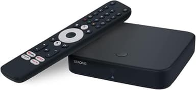 STRONG - Streaming Box Android TV + TDT 4K UHD - SRT420 - Chromecast Built-in - Compatible con la Asistencia Vocal Google - Dolby® Digital & Dolby® Digital Plus - Fácil de Instalar - Negro