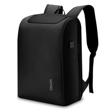 HOMIEE Mochila Antirrobo para Portatil Impermeable Mochila de Viaje de Negocios Expandible Mochila de Trabajo Mochila para Laptop 15,6 Pulgadas Bolsa de Viaje