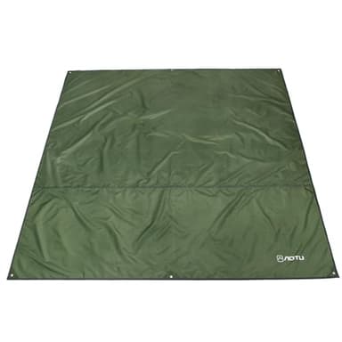 Azarxis Lona de Tienda de Campaña Lona Impermeable para Acampada Toldo de Refugio Camping Toldo Hoja de Tierra con Bolsa de Guarda para Picnic,Pesca,Camping (Verde, S - 1,5 x 2,2m)