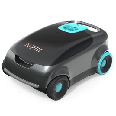 AIPER Scuba E1 Robot Limpiafondos Piscina, Aspirador Piscina Automatico para Filtración Avanzada de Partículas, 130 Minutos de DuracióN de La BateríA, Ideal para Piscinas Planas de hasta 100㎡